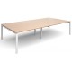 Adapt Rectangular Bench Style Boardroom Table